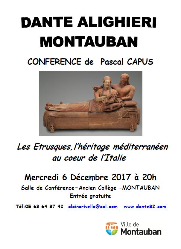 Conférence de Pascal Capus Les Etrusques